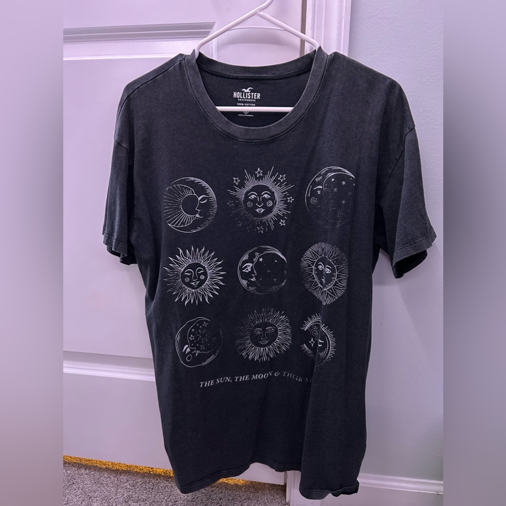 moon graphic shirt